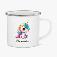 Mug émaillé Licorne