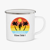 Mug émaillé Plage