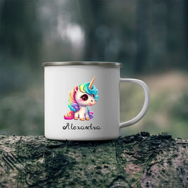 Mug émaillé Licorne