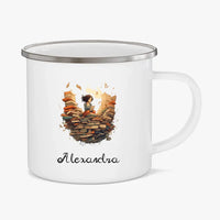 Mug émaillé Livres