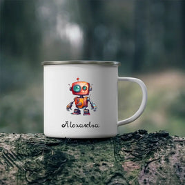 Mug émaillé Robot