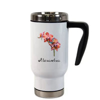 Mug émaillé Fleurs