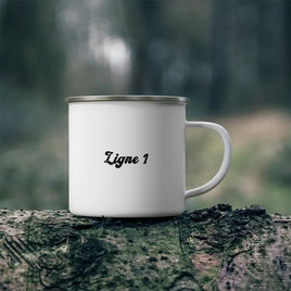 Mug émaillé Texte personnalisé