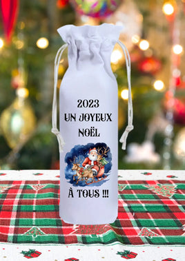 Sac à bouteille Noël