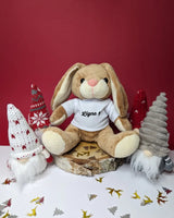 Peluche lapin Noël