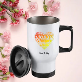 Mug thermos fêtes des mères