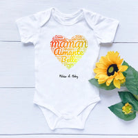 Body bébé 0/3 mois fêtes des mères