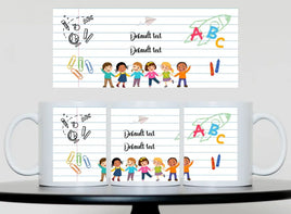 Mug l'école est finie, enfants