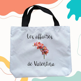 Sac de change fleurs