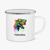 Mug émaillé Dinosaure