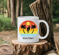 Mug émaillé Plage