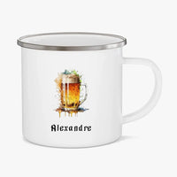 Mug émaillé Bière